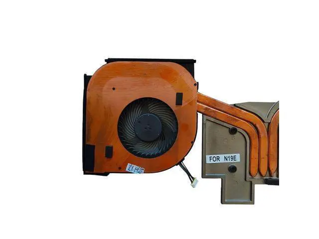 Alt view image 4 of 6 - Cooling Fan and Heatsink for 02DM015 02DM014 Thinkpad P53 CPU