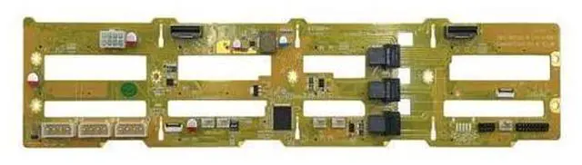 Main image of 12-bay 12Gb/s 8643 mini hard drive with 2x 8654 interface backplane for our 2U 12-bay 4U 24-bay server chassis