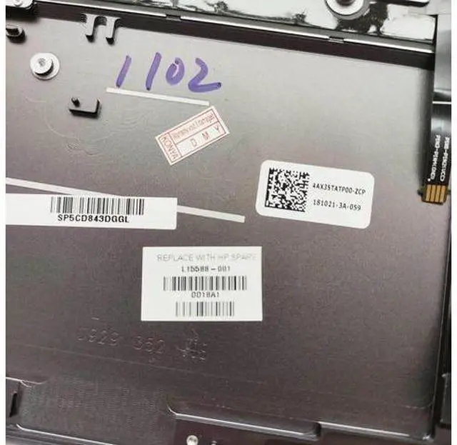 Alt view image 2 of 4 - For Spectre x360 15-CH Palmrest Cover Backlit US Keyboard L15588-001 Top Case
