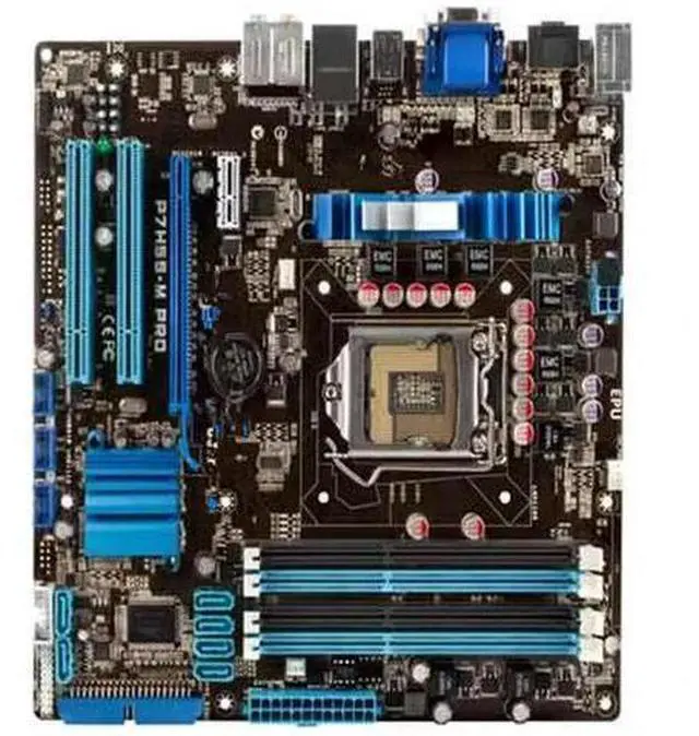 Main image of 1156 Pins P7H55-M Pro Integrated Main Board H55 DDR3 on I3 I5 I7CPU