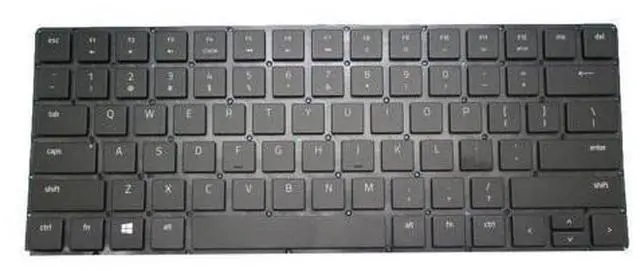Main image of Laptop US Keyboard For BlaDE 12920528-00 2HBCVUSR50111 911100163920 Black