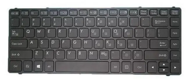 Main image of Laptop Keyboard For Getac V138418CS1 V0US-RO 531087680002 English Black Frame