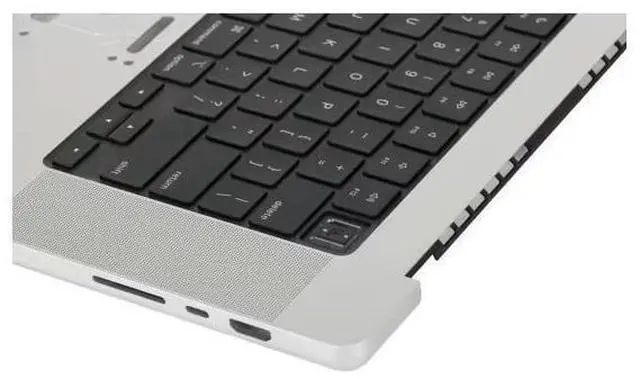 Alt view image 3 of 5 - NEW replacement part Assembly Top case Palmrest US Keyboard Silver for MacBook Pro 16" A2485 2021
