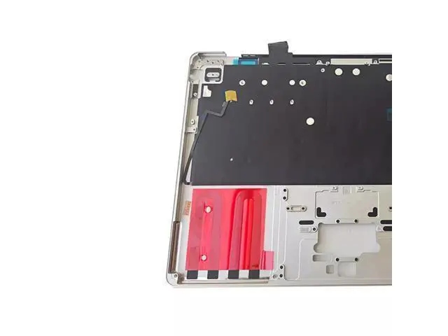 Alt view image 3 of 4 - Upper Silver Top case US Keyboard Palmrest For MacBook Air 13" M2 A2681 2022