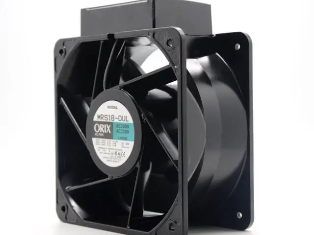 Alt view image 3 of 5 - Original Japanese ORIX MRS18-DUL 18cm 18090 200-230V industrial cooling fan