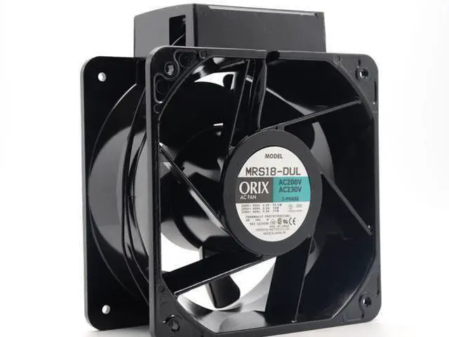 Main image of Original Japanese ORIX MRS18-DUL 18cm 18090 200-230V industrial cooling fan