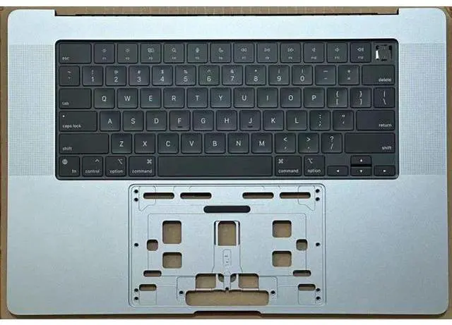 Main image of Replacement part NEW Gray Top case Palmrest US Keyboard Space for MacBook Pro 16" A,2485 2021
