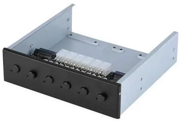 Main image of Multi-System Front Panel Expansion with 5.25 Optical Drive 6 SATA Hard Drive Power Control Switches