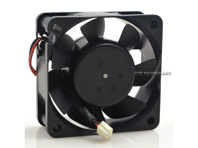 Alt view image 3 of 5 - Nidec D06A-24TS8 01 24V 0.15A 6CM 60*60*25MM 6025 2-wire dual ball bearing ultra-quiet cooling fan