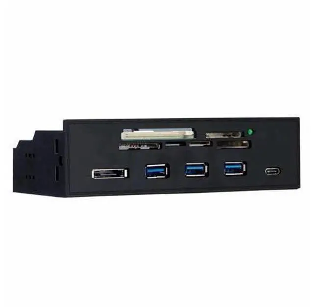 Main image of 3125 Card Reader 5.25 inches Multifunction Internal Card Reader Dashboard PC Front Panel supports M2 MSO SD MS XD CF card