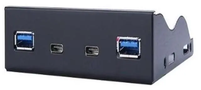 Main image of Dual 5Gb/s USB 3.1 Type-C + USB 3.0 HUB 19Pin USB to Dual USB3.0 USB-C adapte 3.5 Front Panel Floppy Disk Bay