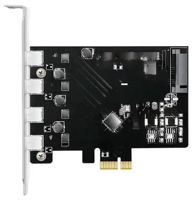 Main image of Pci-E to dual Type-C USB3.1 Expansion Card 4 Port 5Gbps High-Speed Type C Adapter Card pcie converter tc usb 3.1
