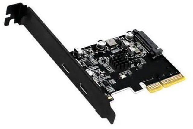 Main image of PCIE USB 3.1 Dual 10Gbps 2x Type-C Ports 2 ports usb3.1 to pcie card PCI Express Controller Riser Card Expansion Adapter