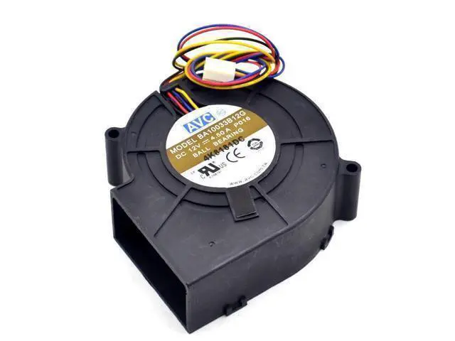 Alt view image 5 of 6 - 10pcs BA10033B12G P050 97x97x33mm 12V 4.50A 4-wire Pwm Tempreture Control DC Blower Server Cooling Fan