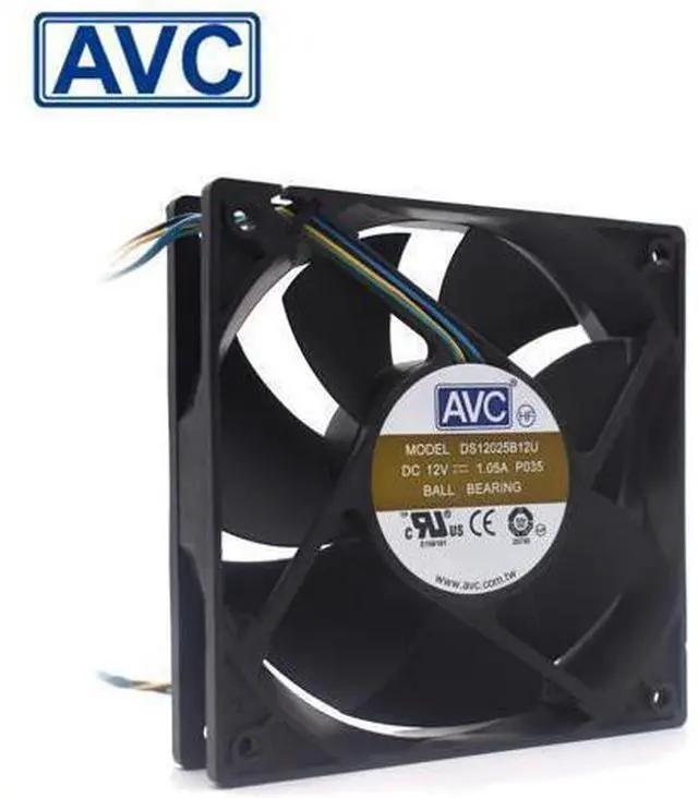 Main image of AVC DS12025B12U 12025 12V 1.05A fPWM large air volume case fan 10pcs/lot