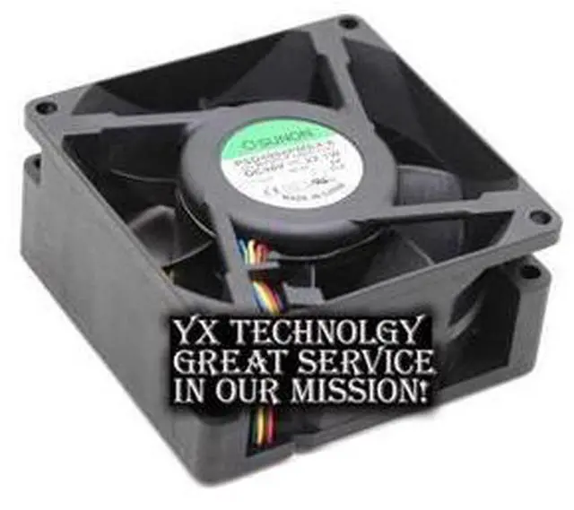 Alt view image 6 of 6 - SUNON New and Original package PSD4808PMBX-A 8038 48V 22.1W winds of four -wire fan 80*80*38mm