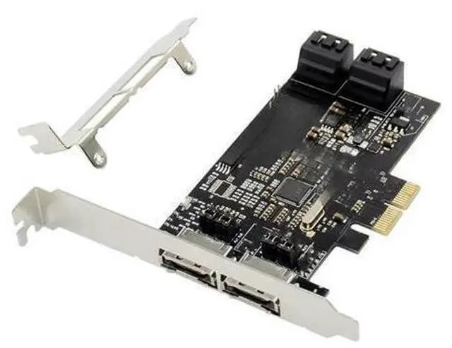 Main image of PCIe To 4 Port SATA III 6G +2 Port esata RAID Controller card 88SE9230 chipset pcie to 4 port sata3.0 adapter card