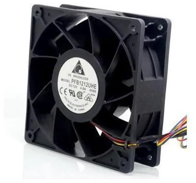 Alt view image 2 of 6 - 10pcs 12CM 120mm 1225 12025 120*120*25MM PWM Fan TFC1212DE 252CFM vs PFB1212UHE Most Powerful Server CaseFan