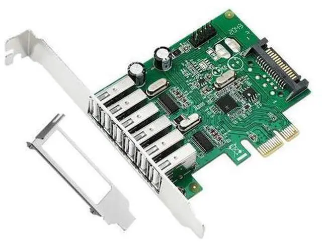 Main image of FOR PCIE Four Port USB 2.0 Expansion Card PCI-E Adapter Card 2U Small Chassis Half Height Baffle Hub