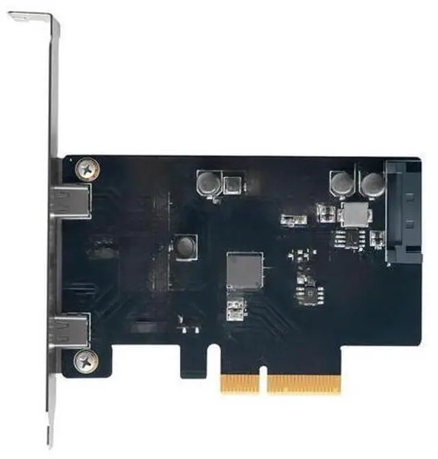 Main image of PCI-E to dual Type-C Expansion Card,2-Port 10Gbps High-Speed Dual TypeC 3.1 Interface Adapter Card asm1142 chipset