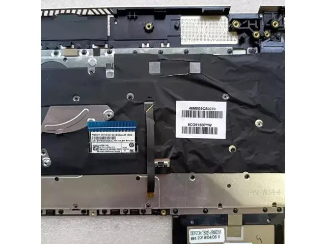 Alt view image 2 of 4 - For Envy X360 13-AQ TPN-W144 Palmrest Backlit Keyboard L53415-001 Gold Top