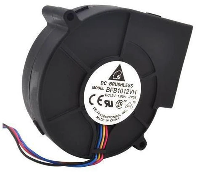 Alt view image 3 of 6 - 20pcs The BFB1012VH 9733 12V 1.80A industrial blower fan 97*97*33mm
