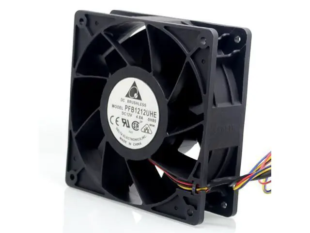 Alt view image 2 of 6 - 10pcs 12CM 120mm 1225 12025 120*120*25MM PWM Fan TFC1212DE 252CFM vs PFB1212UHE Most Powerful Server CaseFan