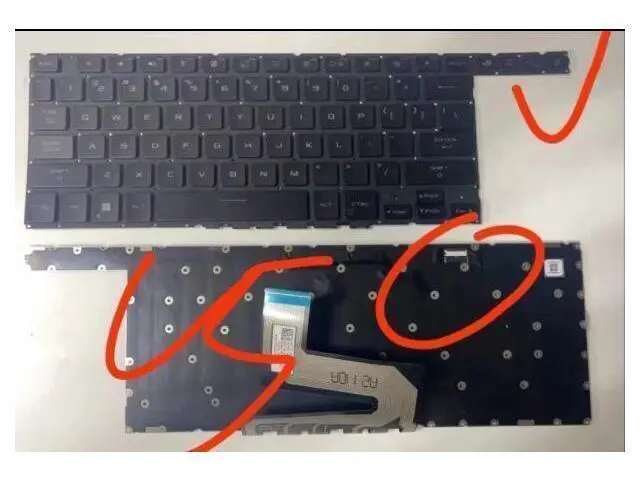 Alt view image 2 of 4 - replacement keyboard for Ausu ROG gx650 backlight