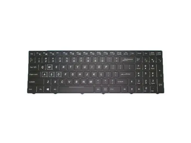 Alt view image 2 of 5 - English Backlit Keyboard For CLEVO P960RC P960RD P960RF P960EN P960RN