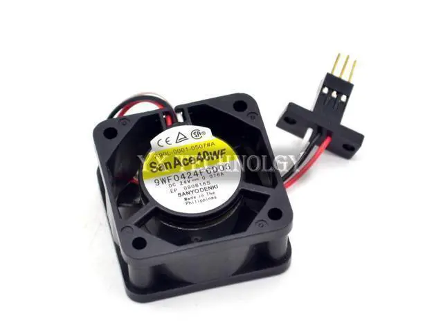 Alt view image 4 of 6 - 9WF0424F6D03 24V 0.076A 4020 waterproof Fanuc fan 40*40*20mm