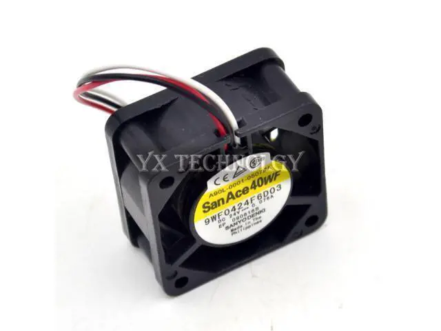 Alt view image 6 of 6 - 9WF0424F6D03 24V 0.076A 4020 waterproof Fanuc fan 40*40*20mm