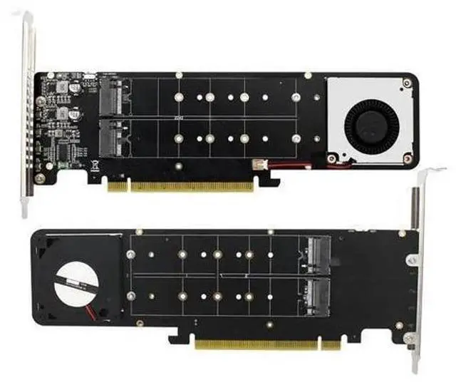 Main image of NVMe SSD Expansion Card NVMe PCIe RAID Adapter 4 Ports NVME SSD To PCI-E 4.0 X16 Expansion Card