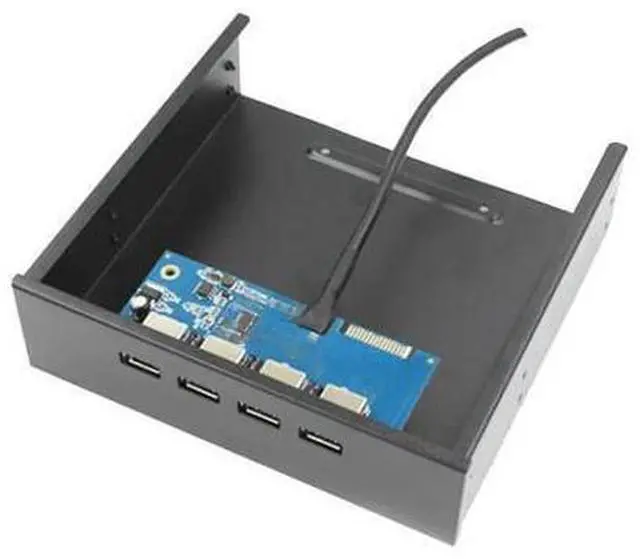 Main image of CD-ROM Optical drive 4port PCI-E to USB3.0 expansion card VLI VL805 front panel PCI-Express X1 X4 X8 X16 USB3.1