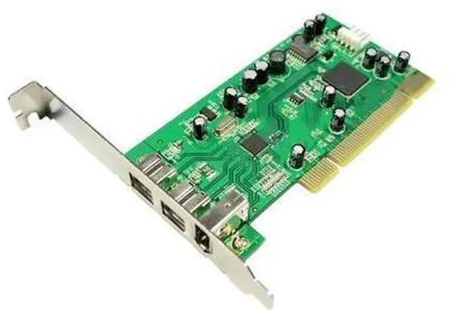 Main image of PCI Combo 2x 1394b + 1x 1394a Firewire Ports PCI Controller Card 1394 card TI Chipset