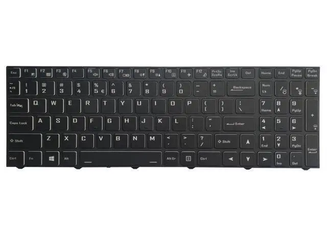 Alt view image 2 of 5 - Keyboard For Clevo NH58RCQ NH58RDQ NH58RHQ NH70RDQ NH77DBQ NK50SE NK60SB NH70EDQ