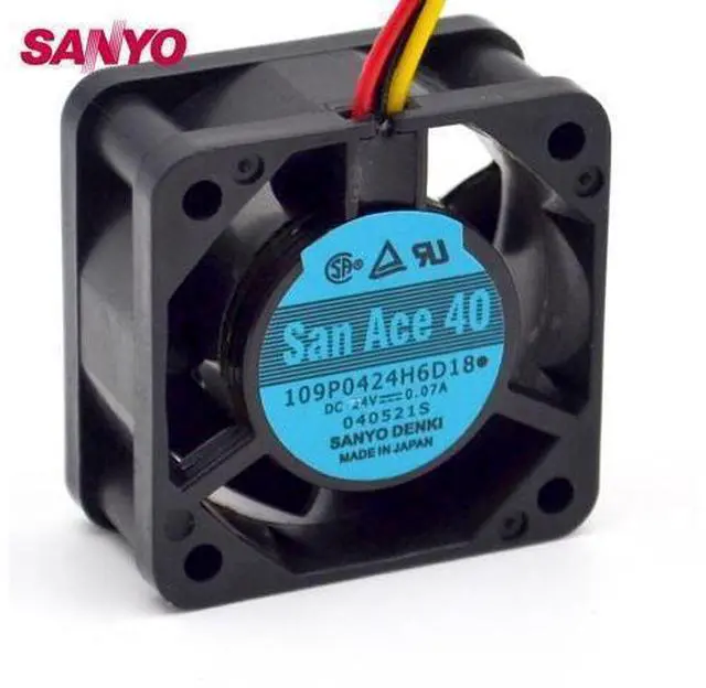 Main image of cooling fan 109P0424H6D18 24V 0.07A 3wire 10 pcs/lot
