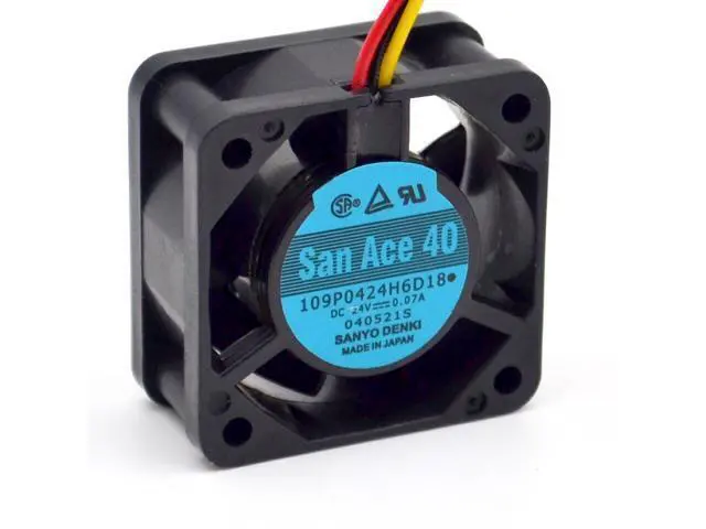 Alt view image 2 of 6 - cooling fan 109P0424H6D18 24V 0.07A 3wire 10 pcs/lot