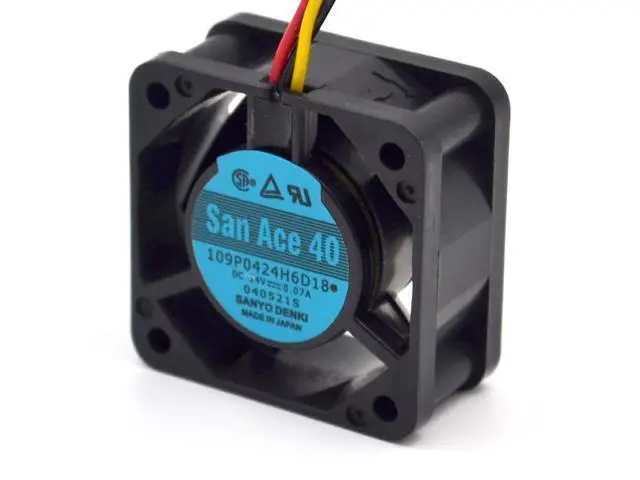 Alt view image 3 of 6 - cooling fan 109P0424H6D18 24V 0.07A 3wire 10 pcs/lot