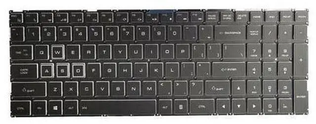 Main image of US Keyboard For Quanta NL5 NL5A NL5C NL5E NL5T WBM15F23USJ920 AENL5U00010 Black