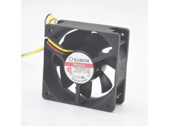 Alt view image 4 of 6 - KDE1206PTV3 12V 0.7W 6CM 3 line radiator fan 10 pcs\/lot