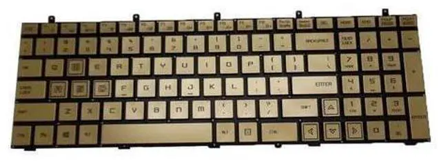 Main image of No Backlit Paper Keyboard For Gateway GGNC71719 GGNC71719-Black color English US
