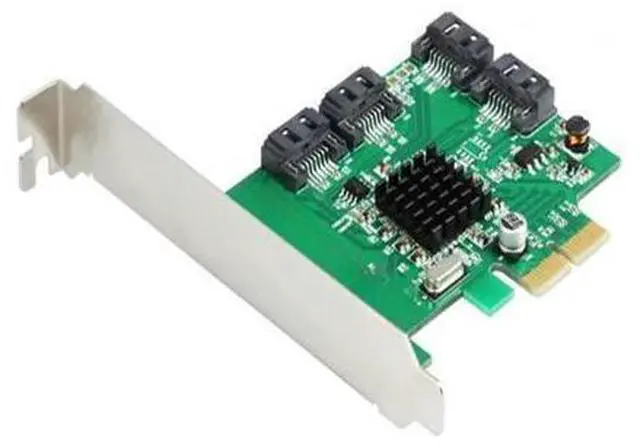 Main image of Quad SATA III Port RAID PCI-e X2 Card HyperDuo 4 Ports SATA 6Gbps 3.0 SSD + HDD PCI Express card Built RAID0 RAID1 RAID10