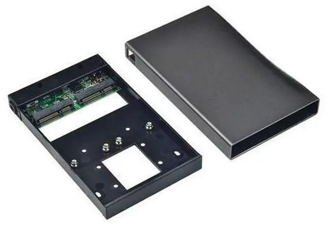 Main image of Type-C to mSATA 3.0 Portable Mobile HDD Enclosure Box Case SSD Type-C to USB 3.1 Gen2 10Gbps Dual mSATA RAID Adapter PC