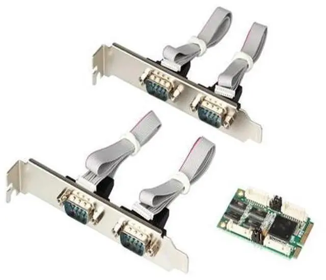 Main image of Mini PCI express 4 Serial ports Controller card mini PCIe to DB9 RS232 adapter mini PCI-E COM Card MCS9904