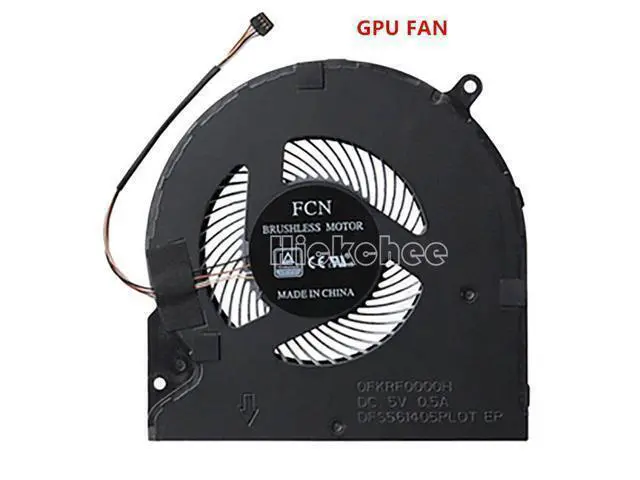 Alt view image 3 of 5 - Gpu and Cpu cooling fan for Blade 15 RZ09-0300 RZ09-03017e01 0FKRF0000H