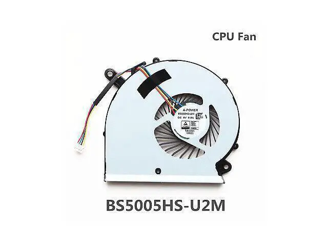 Alt view image 3 of 5 - Gpu and Cpu cooling fan for Aero15 RP64W RP65W BS5005HS-U2M BS5005HS-U2N