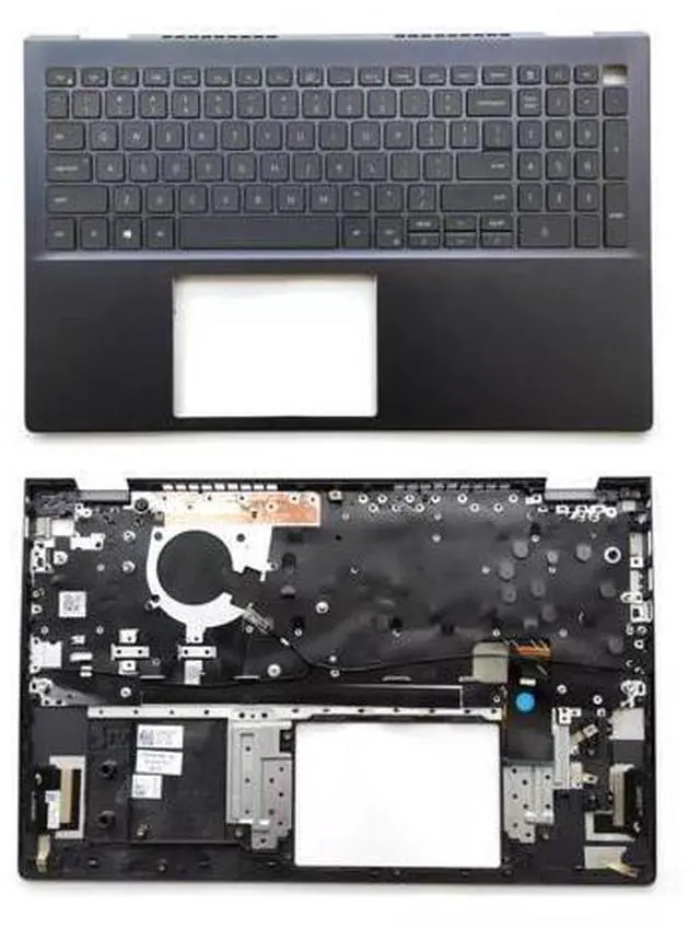 Main image of Palmrest Backlit Keyboard Wifi Cable For Dell Inspiron 15 5501 0P93G9 Top Case