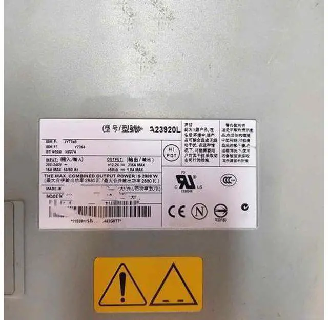 Main image of BCH8852 AA23920L 39Y7408 39Y7409 2880W Server Power Supply