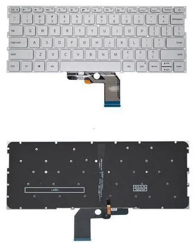 Alt view image 3 of 5 - replacement keyboard for Xiaomi MI AIR 13.3 Inch 161301 TM1704 TM1703 TM1613R TM1604 US