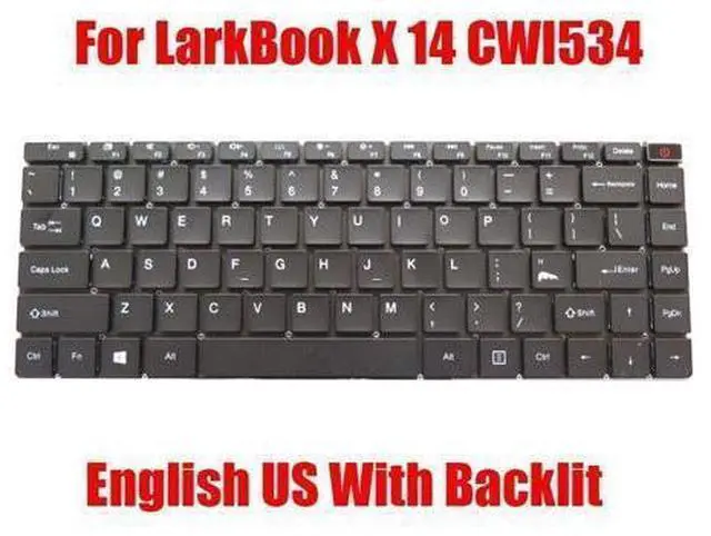 Main image of US Laptop Keyboard For Chuwi LarkBook X 14 CWI534 XK-HS333 MB30019003 English